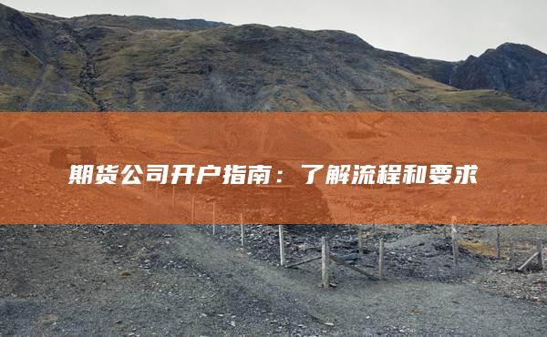 了解流程和要求