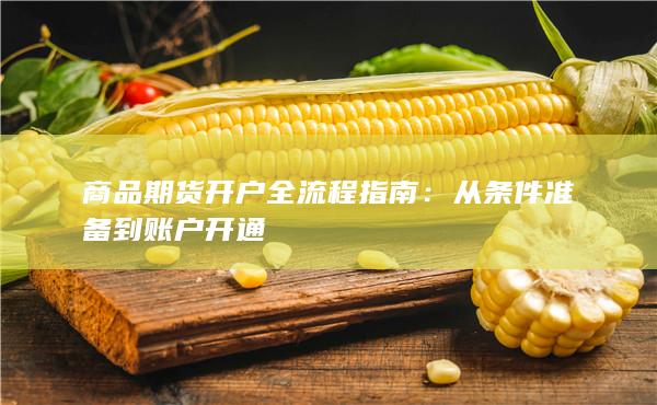 从条件准备到账户开通