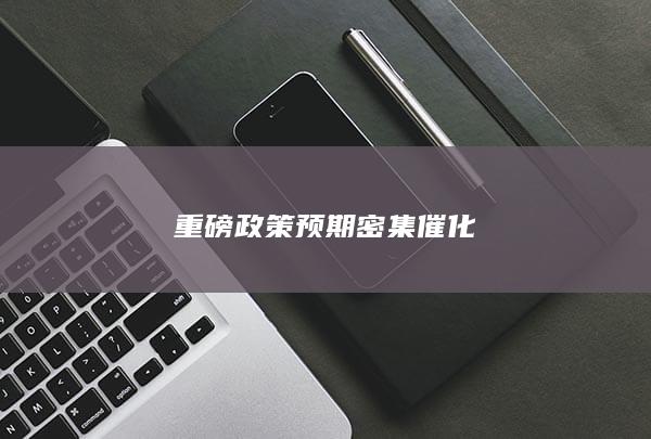 重磅政策预期密集催化