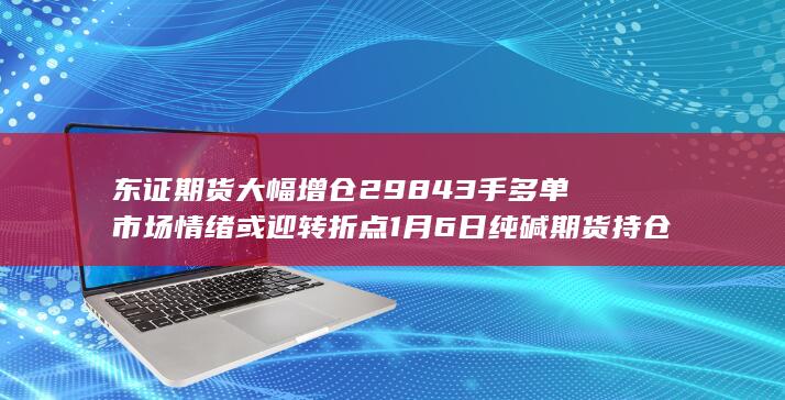 东证期货大幅增仓29843手多单 市场情绪或迎转折点 1月6日纯碱期
