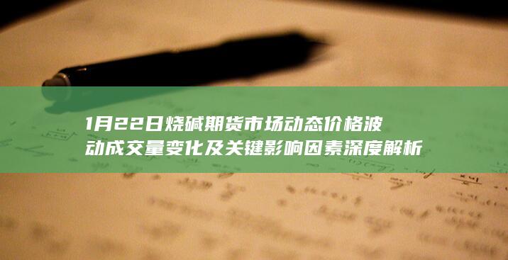 1月22日烧碱期货市场动态 价格波动 成交量变化及关键影响因素